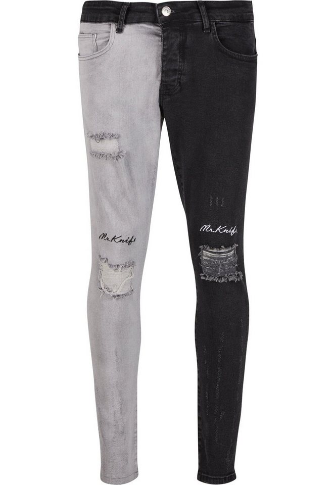 2Y Studios Bequeme Jeans 2Y Studios Herren 2Y Skinny Fit Destroyed Jeans von 2Y Studios