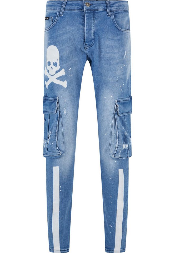 2Y Studios Bequeme Jeans 2Y Studios Herren 2Y Skinny Fit Pocket Cargo Skull Jeans 2Y Studios Bequeme Jeans 2Y Studios Herren 2Y Skinny Fit Pocket Cargo Skull Jeans von 2Y Studios