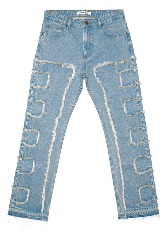 2Y Studios Bequeme Jeans 2Y Studios Kosa Destroyed Straight Jeans 2Y Studios Bequeme Jeans 2Y Studios Kosa Destroyed Straight Jeans von 2Y Studios