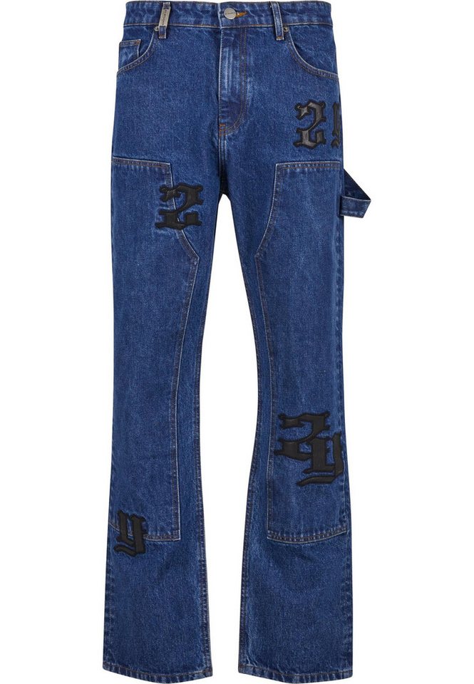 2Y Studios Bequeme Jeans 2Y Studios Manas Logo Carpenter Straight Jeans von 2Y Studios