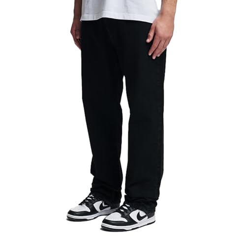 2Y Studios Herren Baggy Jeans Gabrie Basic Washed Black (DE/NL/SE/PL, Numerisch, 30, Regular, Regular, Washed Black) von 2Y Studios