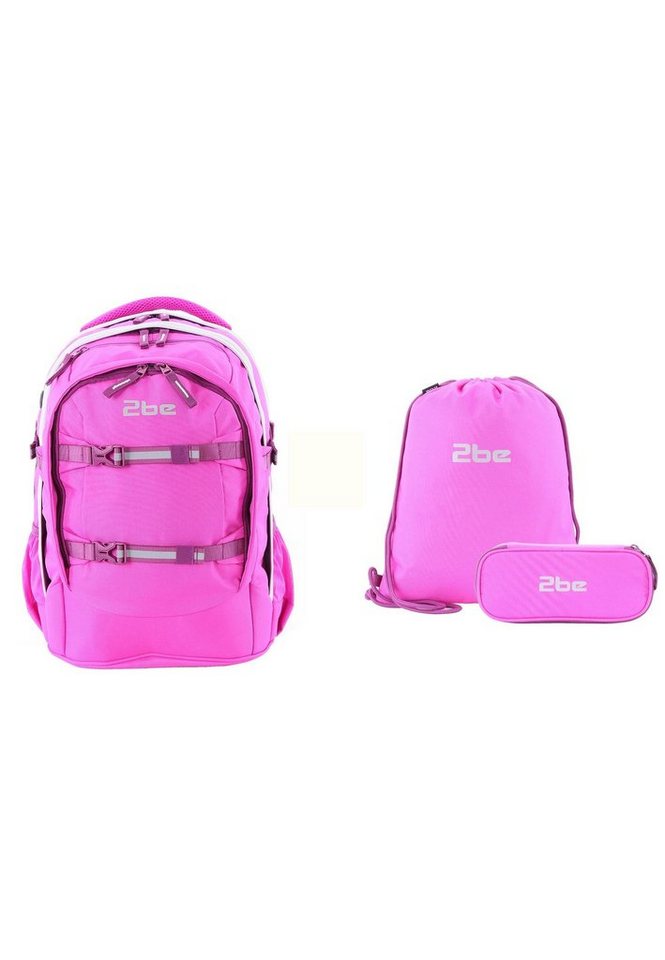 2be Schulrucksack, im 3er Set mit Turnbeutel und Federmäppchen von 2be