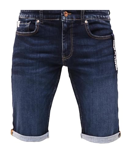 2chilly M.O.D Herren Short Trevol Jeansshort Denim Jeans Short Regulär Slim fit (DE/NL/SE/PL, Bundweite, 34, Regular, Regular, Macabo Blue) von 2chilly