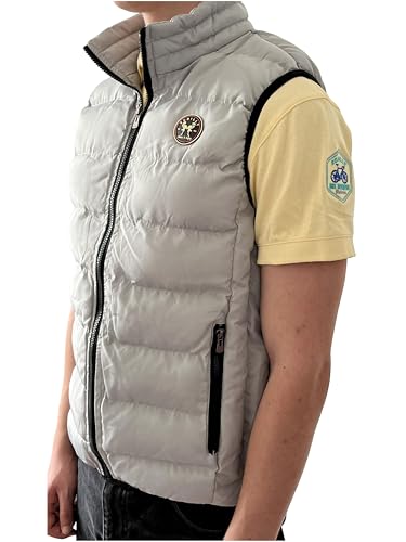 2chilly Herren leichte Steppweste Weste Berlin Bodywarmer mit Seitentaschen gesteppt ideal für den Übergang Frühjahr Sommer von 2chilly