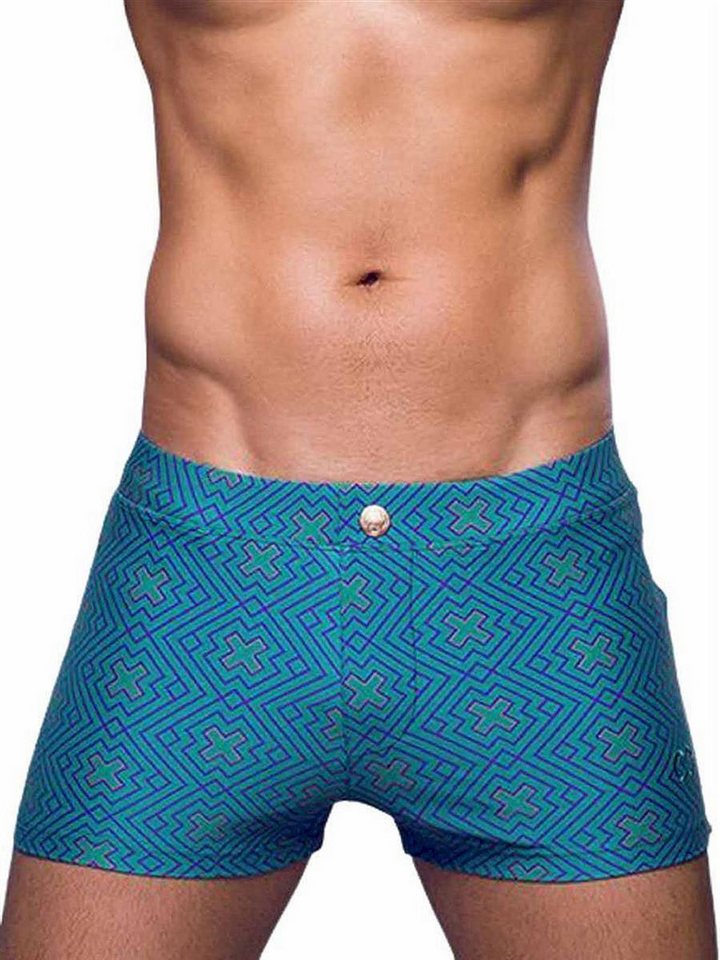 2eros Badehose 2Eros Print Bondi Bar Beach Swim Trunks Jade M von 2eros