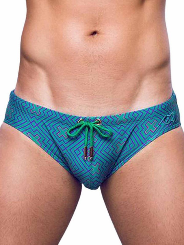 2eros Badehose 2Eros Print Swimwear Brief Jade XL von 2eros
