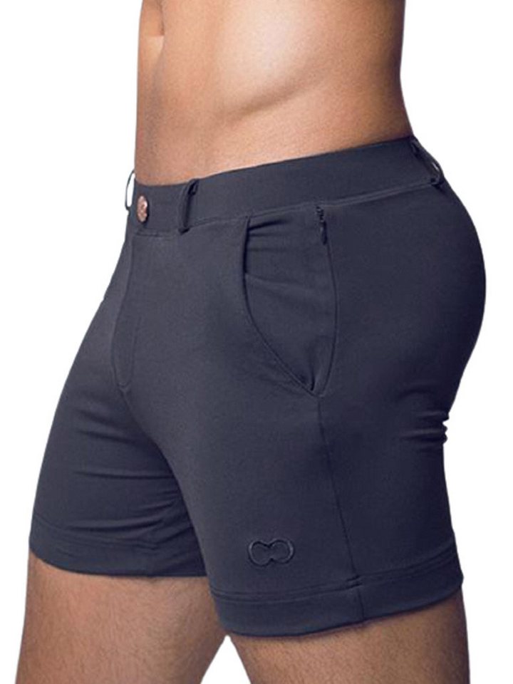 2eros Badeshorts 2Eros Bondi Bar Beach Swim Shorts Midnight Grey (Series 3) von 2eros