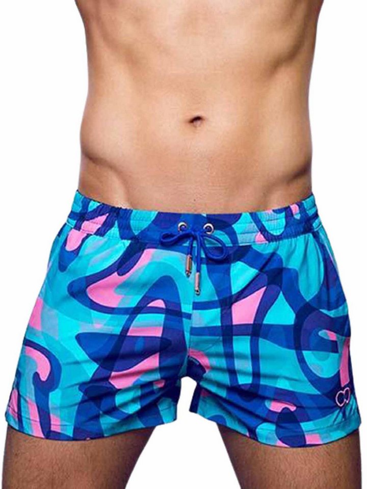 2eros Badeshorts 2Eros Print Swimshorts S50 Kai Blue XL von 2eros
