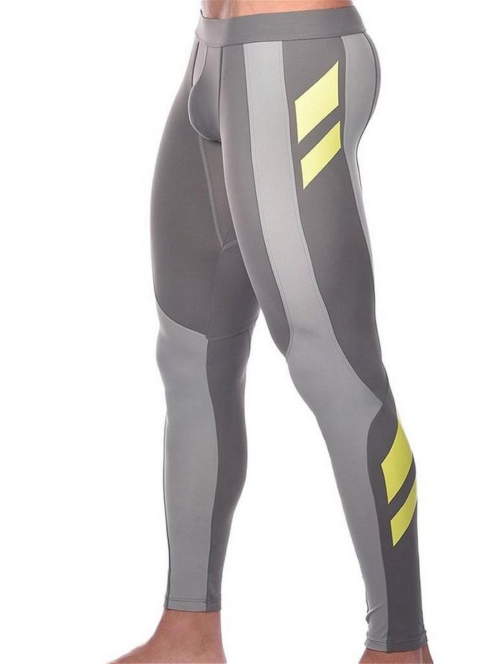 2eros Lange Unterhose 2Eros Pro Aktiv Compression Tights Leggings Titanium von 2eros