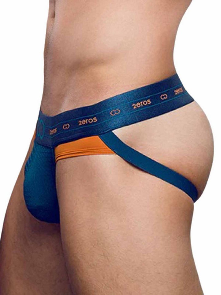 2eros String 2Eros Aktiv NRG Jockstrap Underwear Blue L von 2eros