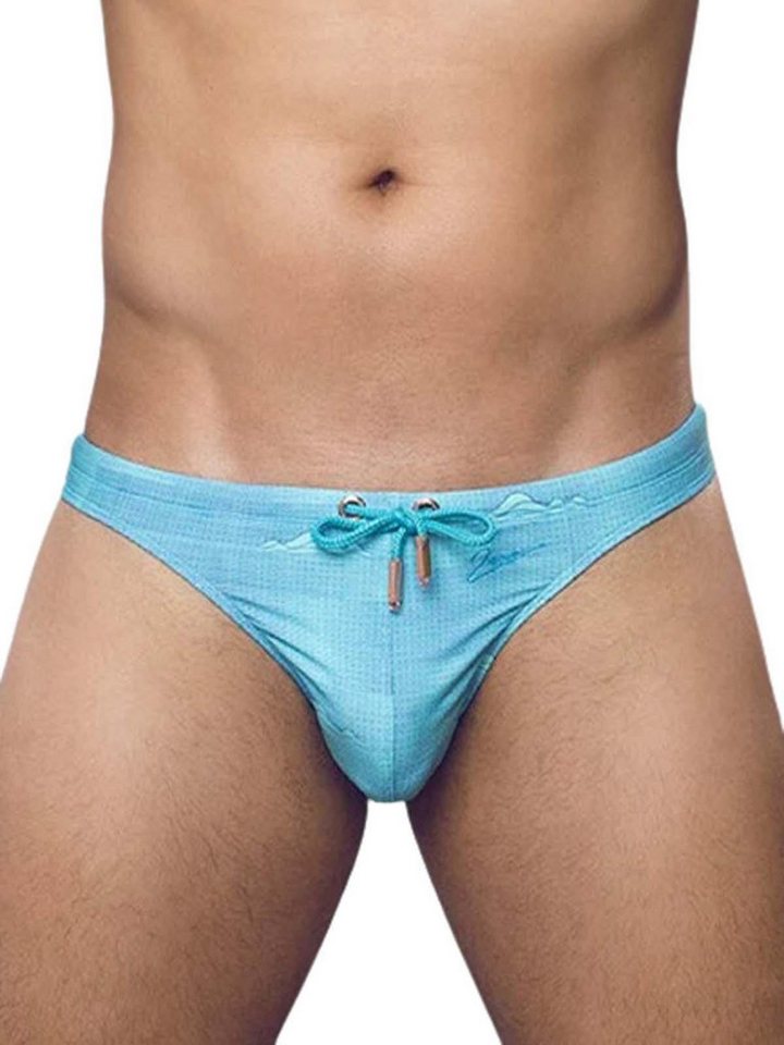 2eros String 2Eros Print Swim Thong V80 Nautica Green M von 2eros