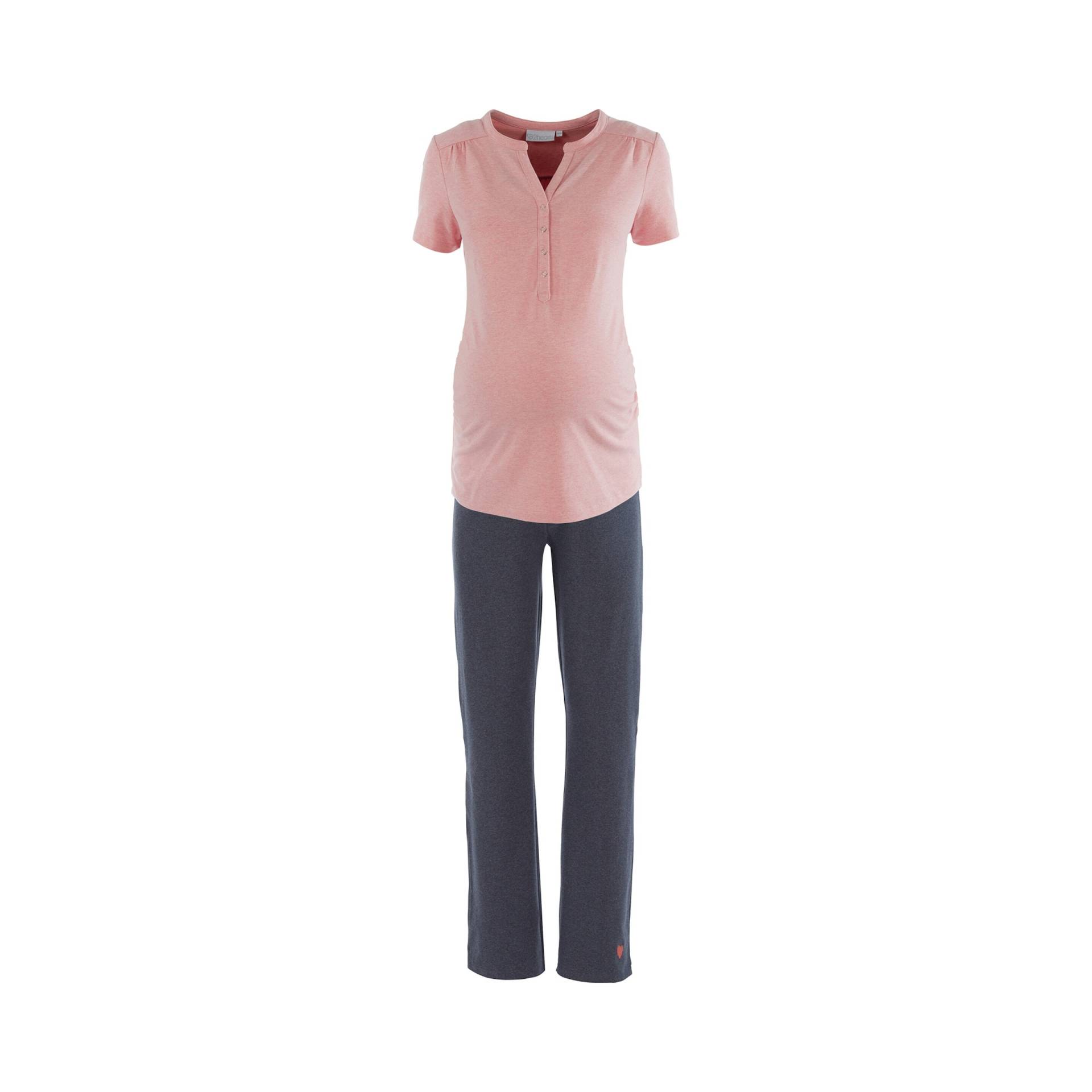 2hearts We Love Basics Umstands- und Still-Pyjama Sweet Dreams lang von 2hearts