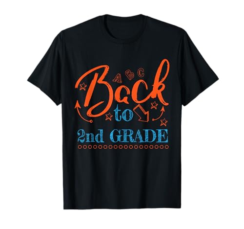 Zweite Klasse Zurück zur Schule Erster Tag Junge Mädchen T-Shirt von 2nd Grade Back To School & Co.