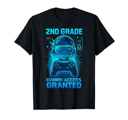 Gamer Access für Kinder der 2. Klasse gewährt Gaming-T-Shirt T-Shirt Gamer Access für Kinder der 2. Klasse gewährt Gaming-T-Shirt T-Shirt von 2nd Grade Gamer Access Granted Kids Shirt