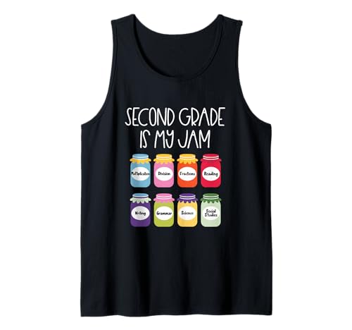 Frauen Second Grade is My Jam Strawberry Second Grade Teacher Tank Top Frauen Second Grade is My Jam Strawberry Second Grade Teacher Tank Top von 2nd grade Back to School Vibes