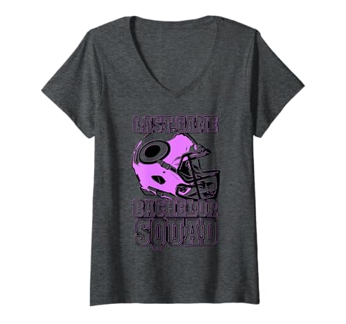 Damen 2reborn JGA Team Fußball Helm Bachelor Squad Sport pink T-Shirt mit V-Ausschnitt Damen 2reborn JGA Team Fußball Helm Bachelor Squad Sport pink T-Shirt mit V-Ausschnitt von 2reborn fashion Football