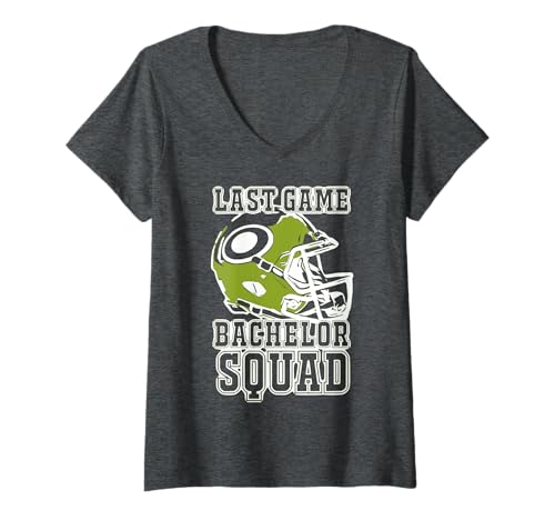 Damen 2reborn JGA Team Fußball Helm Bachelor Squad olivgrün T-Shirt mit V-Ausschnitt Damen 2reborn JGA Team Fußball Helm Bachelor Squad olivgrün T-Shirt mit V-Ausschnitt von 2reborn fashion Football
