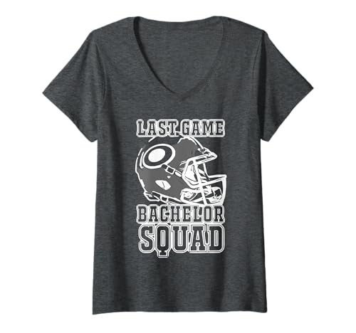 Damen 2reborn JGA Team Helm Fußball Bachelor Squad dunkelgrün T-Shirt mit V-Ausschnitt Damen 2reborn JGA Team Helm Fußball Bachelor Squad dunkelgrün T-Shirt mit V-Ausschnitt von 2reborn fashion Football