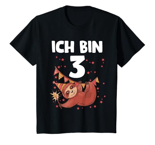 3 Geburtstag Süßes Faultier - 3 Jahre Junge und Mädchen T-Shirt 3 Geburtstag Süßes Faultier - 3 Jahre Junge und Mädchen T-Shirt von 3 Geburtstag T-Shirt 3 Jahre Junge Mädchen