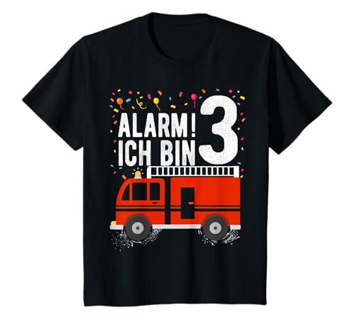 Geburtstag Feuerwehrauto 3 Jahre Junge Geschenke Jungen T-Shirt Geburtstag Feuerwehrauto 3 Jahre Junge Geschenke Jungen T-Shirt von 3 Jahre Junge Feuerwehr Geschenk