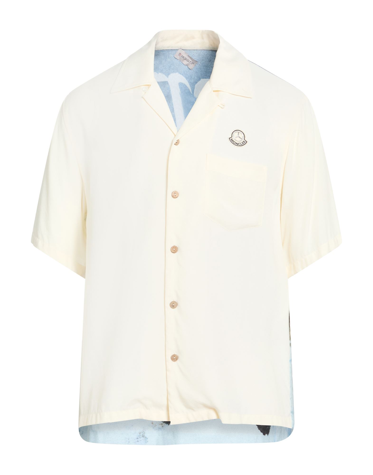 3 MONCLER x MERCEDES BENZ Hemd Herren Elfenbein von 3 MONCLER x MERCEDES BENZ