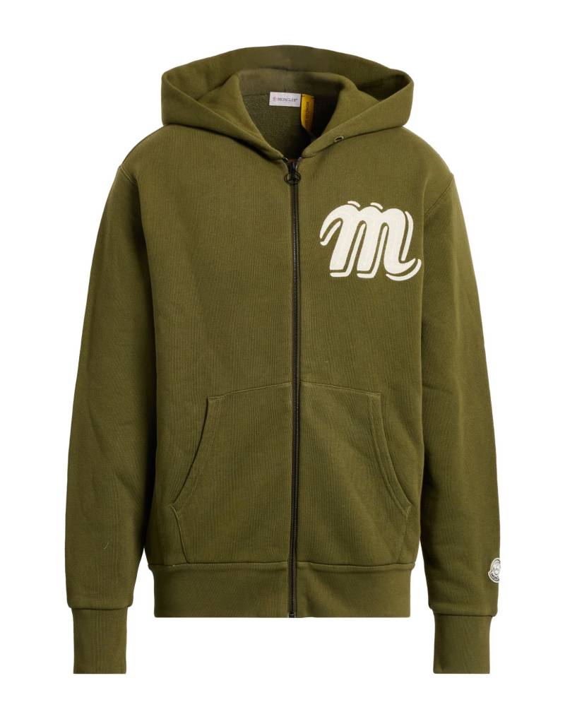 3 MONCLER x MERCEDES BENZ Sweatshirt Herren Militärgrün von 3 MONCLER x MERCEDES BENZ