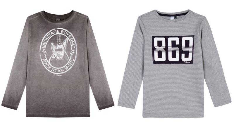 3 Pommes Langarmshirt 3 Pommes Jungen 2er Langarmshirt Gr. 104 (1-tlg) von 3 Pommes