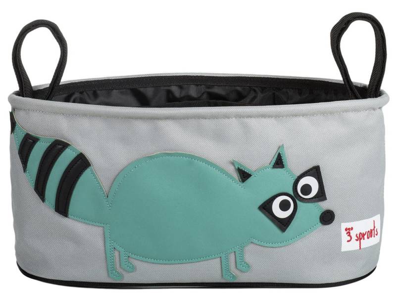 3 Sprouts Kinderwagen-Tasche 3 Sprouts Kinderwagentasche Kinderwagenorganizer Waschbär von 3 Sprouts