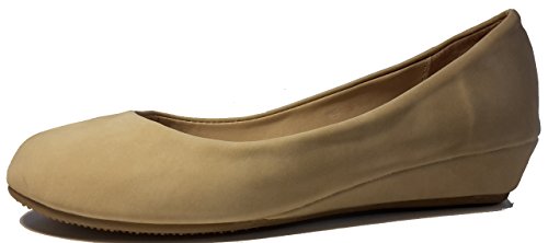 3-W-Hohenlimburg Pfiffige Ballerinas in orange, beige, pink, rot-weiß, schwarz oder schwarz-weiß im Piraten - Look, Damenschuhe, BAL101, Schuhe für Damen. (Beige, 39) von 3-W-Hohenlimburg