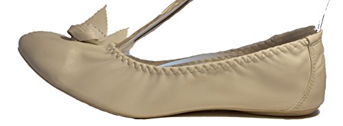 Pfiffige Ballerinas. Weiß, beige oder grün. Mit oder ohne Schleife. Topmodern, elastisch-lässig und superbequem, Damenschuhe, BAL111, Schuh für Damen. Ein echter Hingucker-Schuh. (Weiß, numeric_38) von 3-W-Hohenlimburg