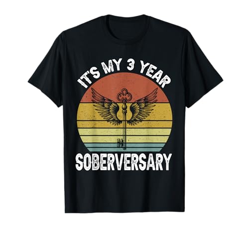 3 Year Sober It's My 3 Year Soberversary Nüchternheit Männer Frauen T-Shirt 3 Year Sober It's My 3 Year Soberversary Nüchternheit Männer Frauen T-Shirt von 3 Year Sober Sobriety Anniversary Tee Soberversary