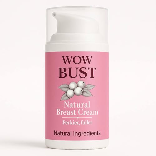 WOW BUST – Natürliche Pflegecreme für Büste & Dekolleté (50 ml) von 3 letters