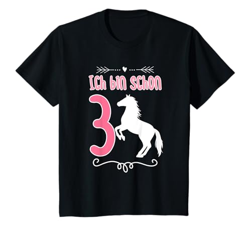 Pferde Geburtstagsshirt 3 Jahre Mädchen 3. Geburtstag T-Shirt von 3. Geburtstag Pferde Mädchen Geschenk-Ideen