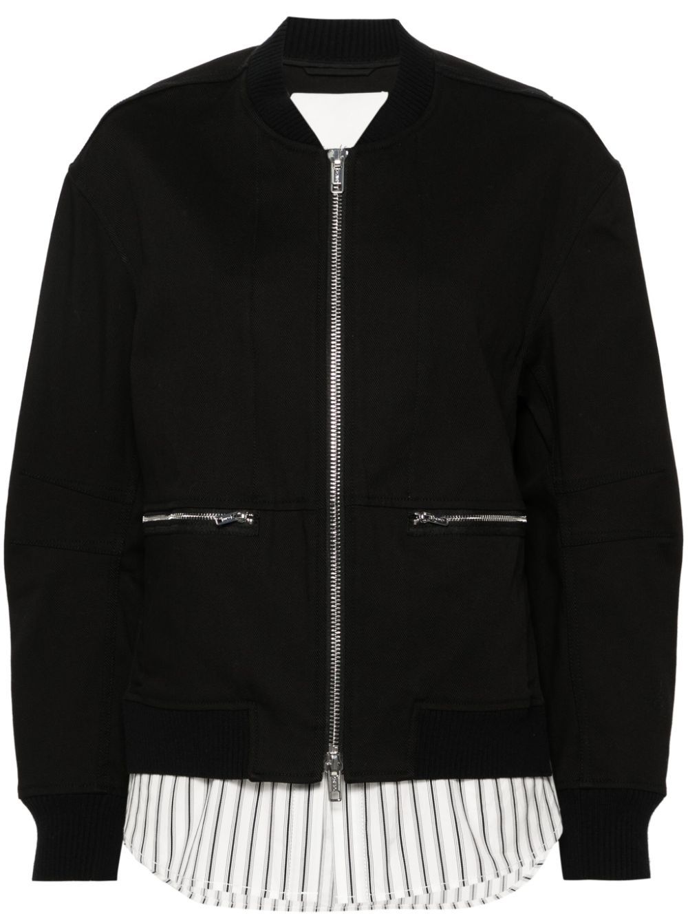 3.1 Phillip Lim Bomberjacke im Layering-Look - Schwarz von 3.1 Phillip Lim