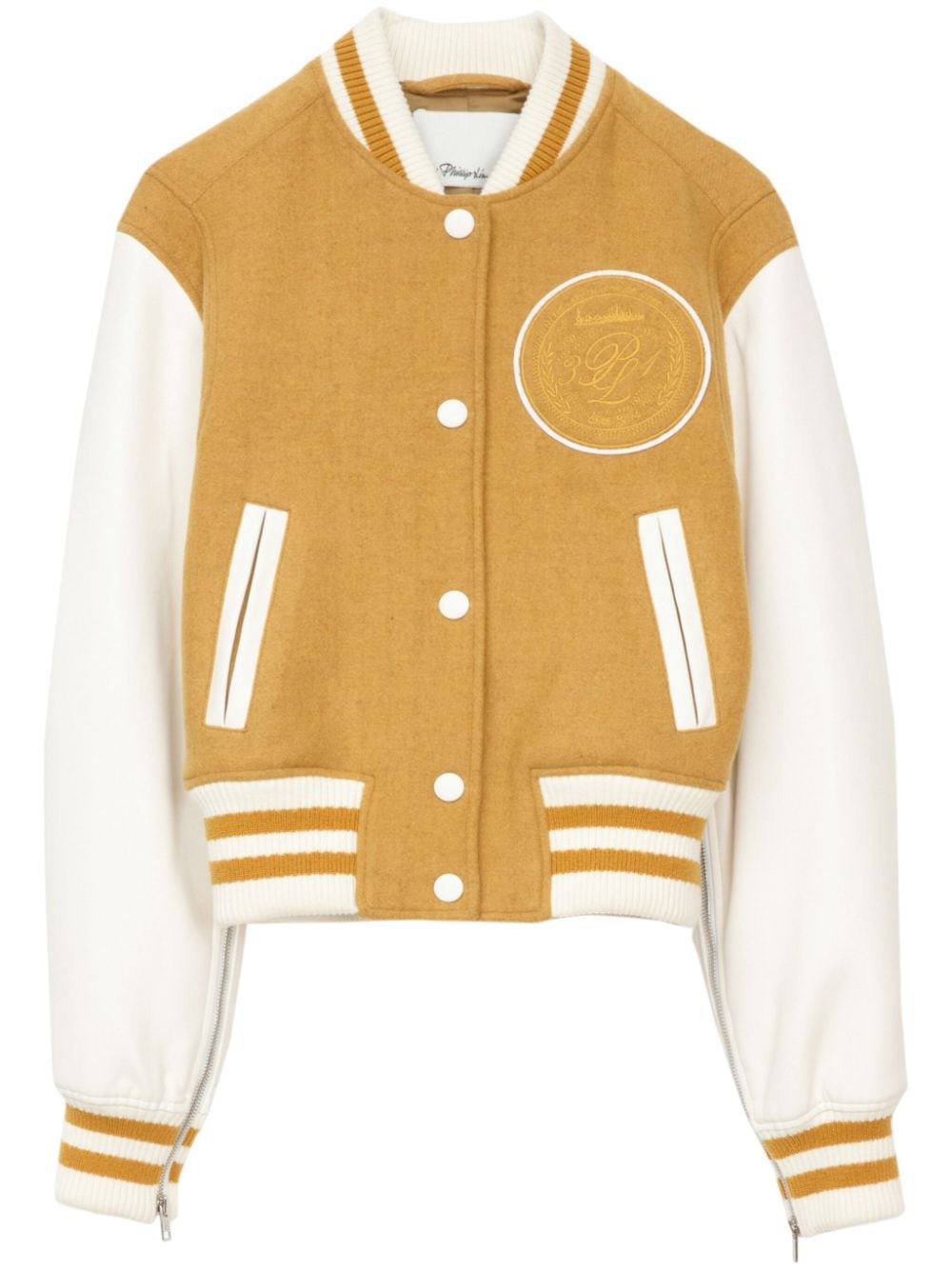 3.1 Phillip Lim Bomberjacke mit Logo-Patch - Gelb von 3.1 Phillip Lim