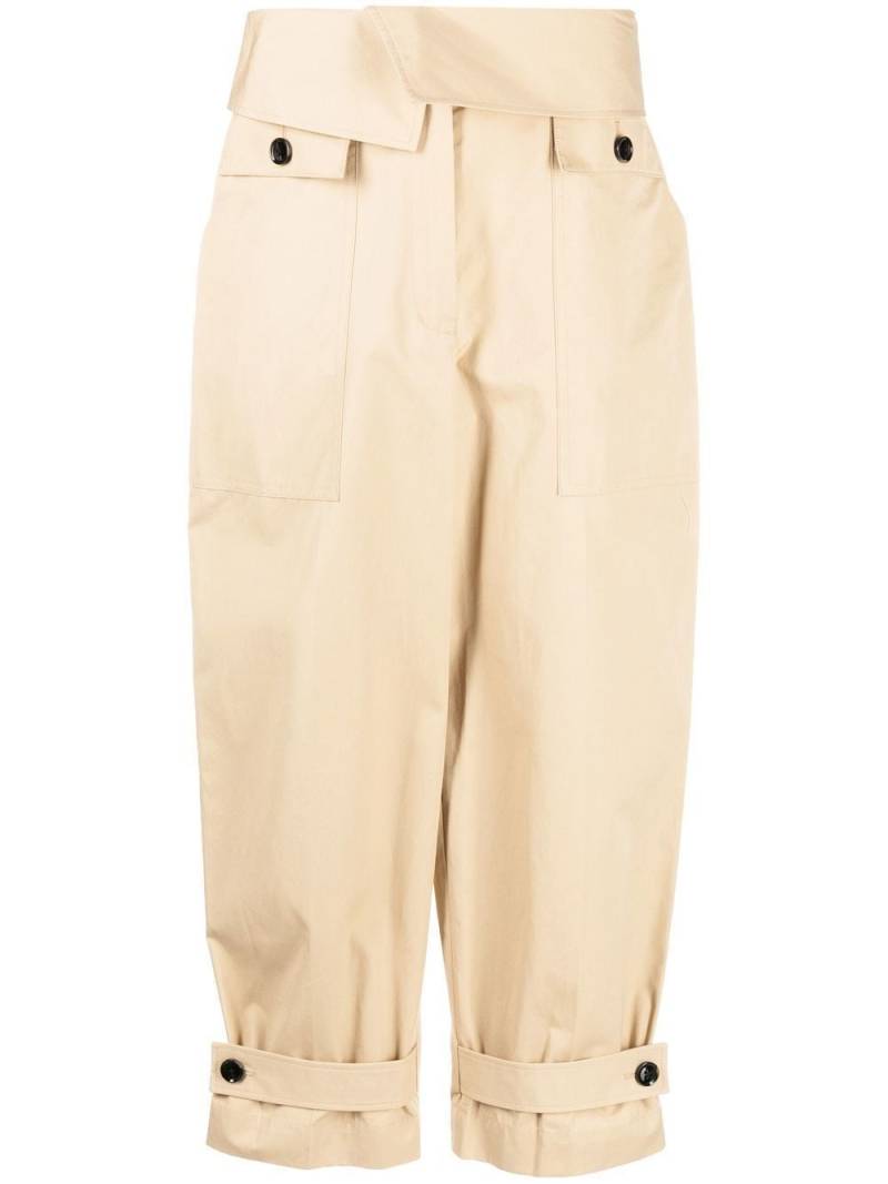 3.1 Phillip Lim Cropped-Hose mit hohem Bund - Nude von 3.1 Phillip Lim