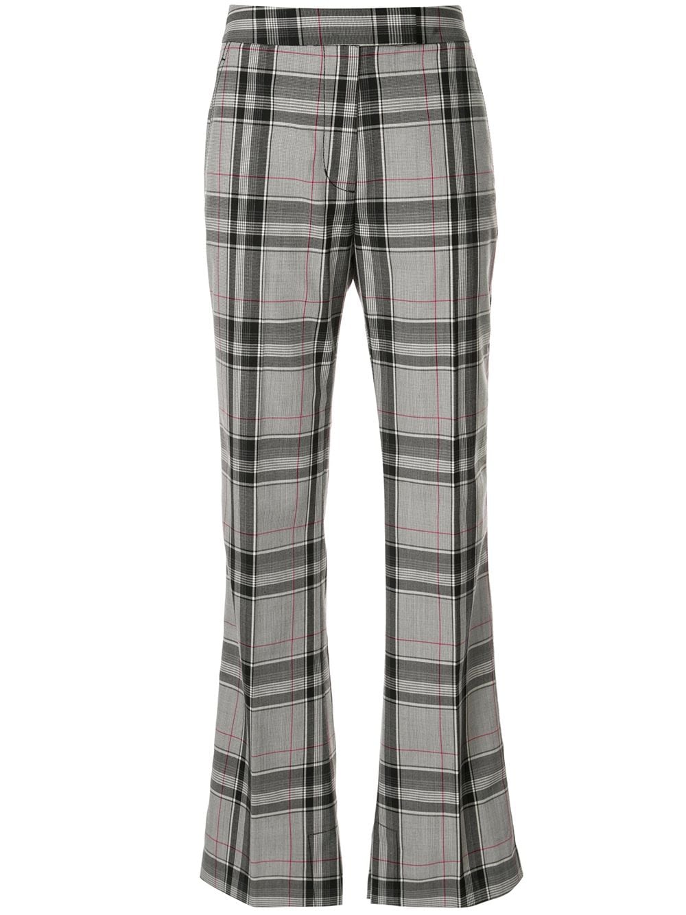 3.1 Phillip Lim Gerade Hose mit Karomuster - Grau von 3.1 Phillip Lim