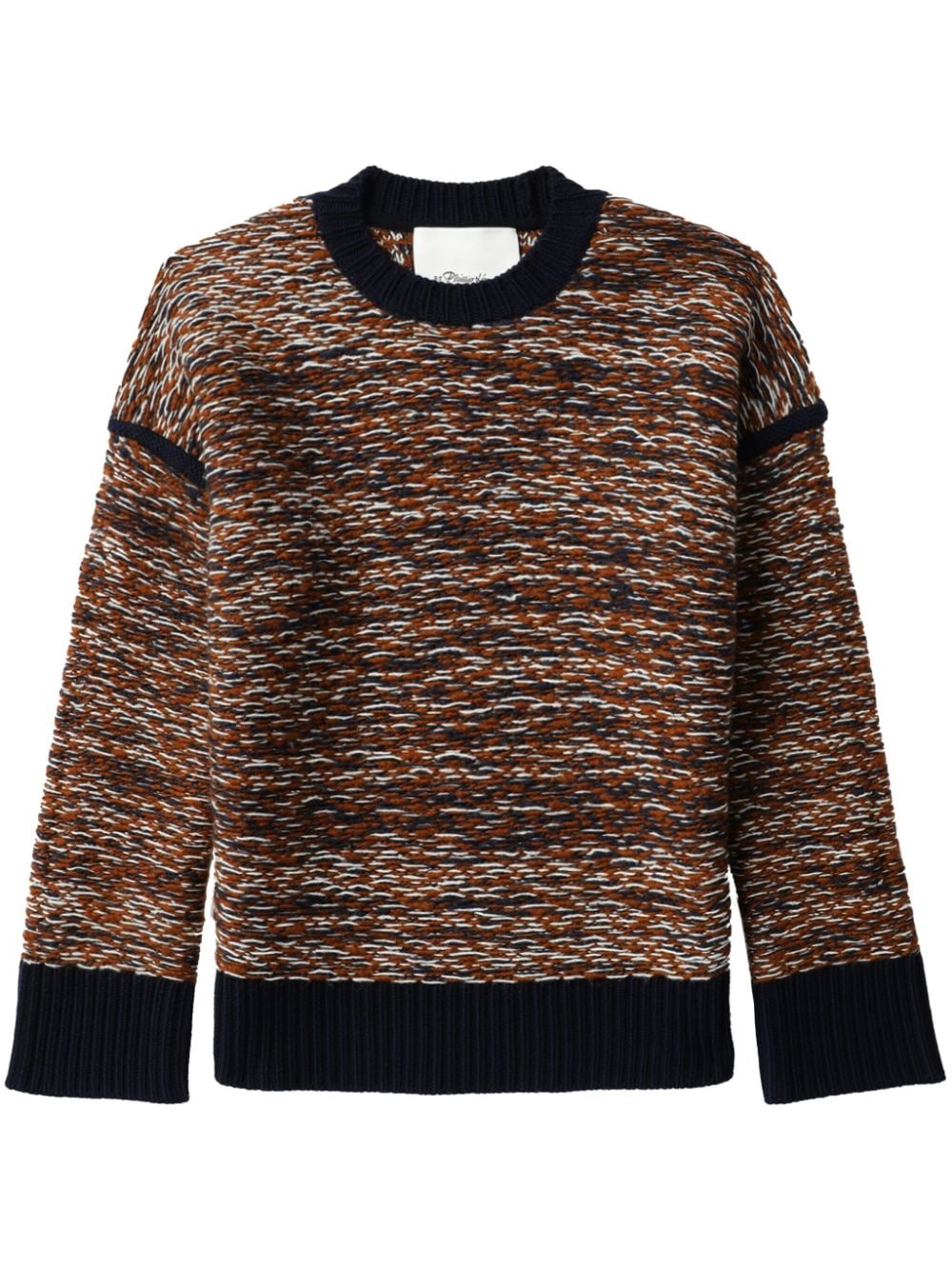 3.1 Phillip Lim Jacquard-Pullover mit Stehkragen - Braun von 3.1 Phillip Lim