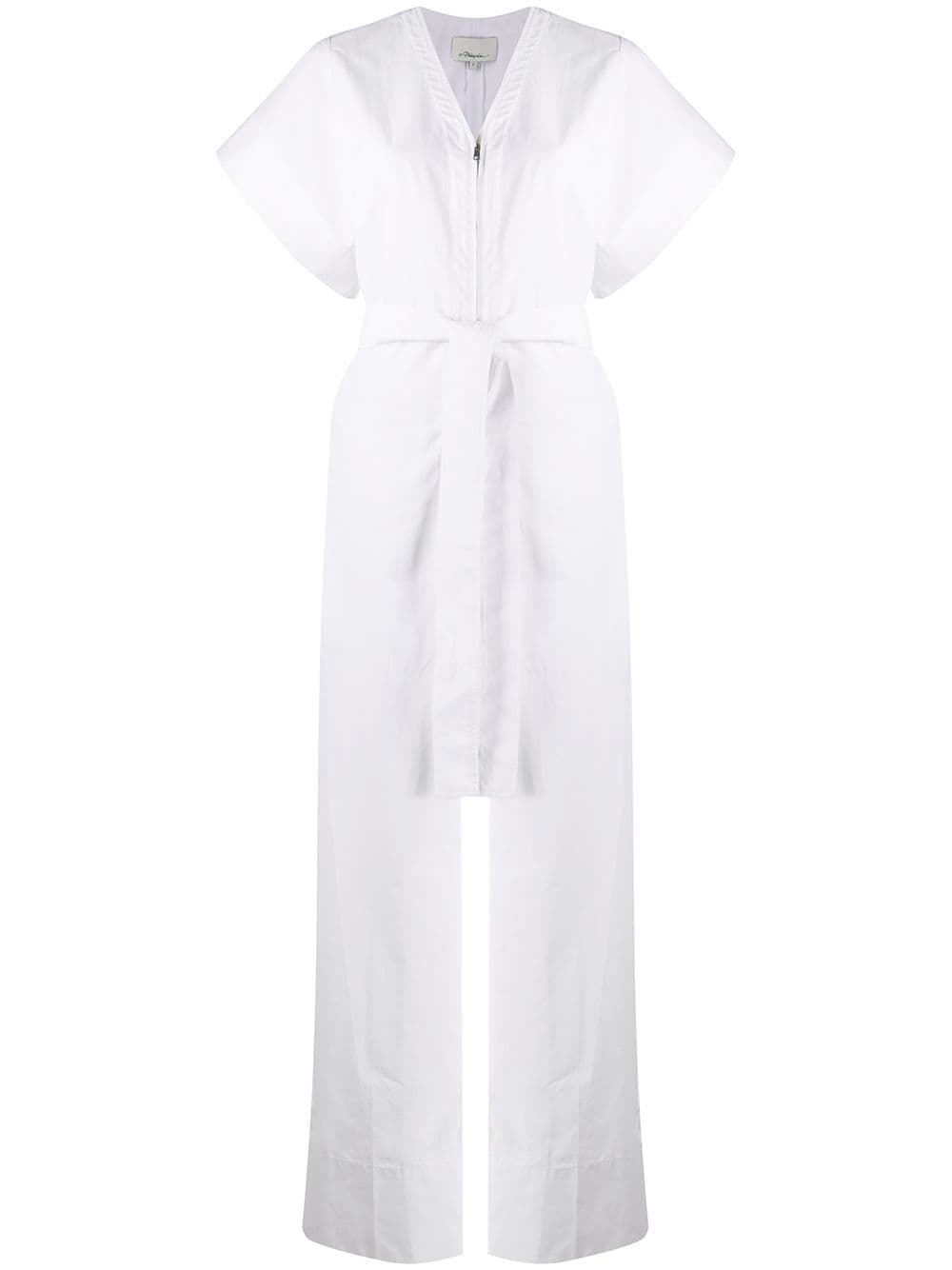 3.1 Phillip Lim Jumpsuit mit Gürtel - Weiß von 3.1 Phillip Lim