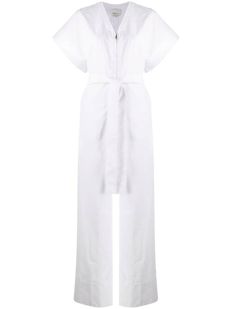 3.1 Phillip Lim Jumpsuit mit Gürtel - Weiß von 3.1 Phillip Lim