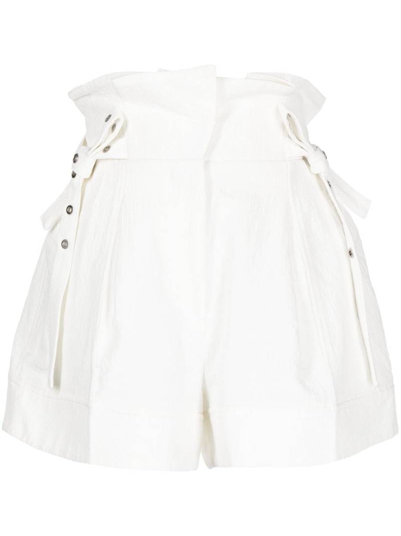 3.1 Phillip Lim Paperbag-Shorts - Weiß von 3.1 Phillip Lim