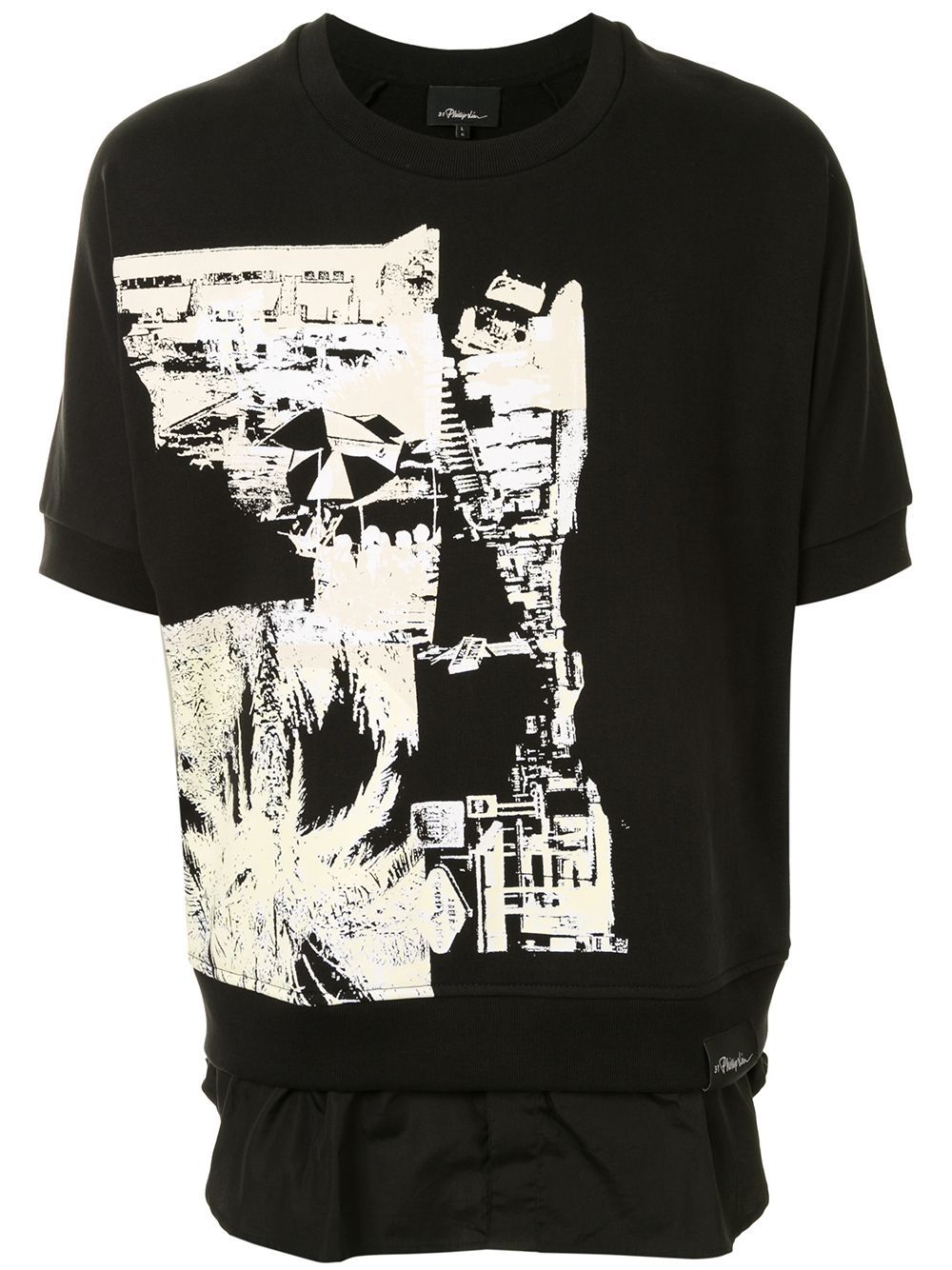 3.1 Phillip Lim Sweatshirt mit Postkarten-Print - Schwarz von 3.1 Phillip Lim