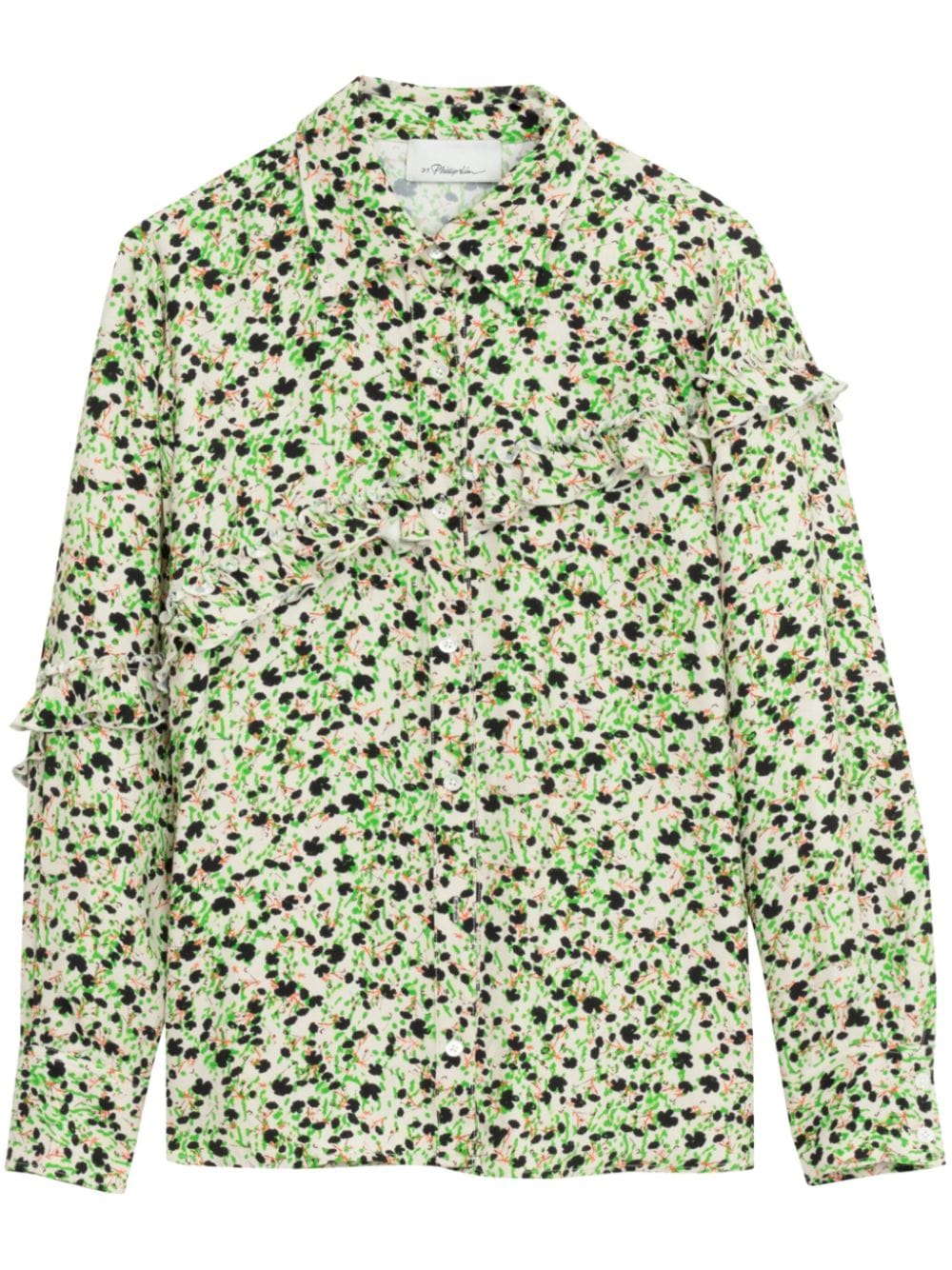 3.1 Phillip Lim T-Shirt mit grafischem Print - Grün von 3.1 Phillip Lim