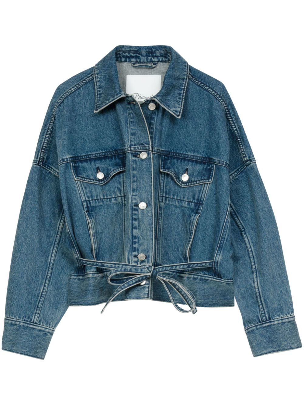 3.1 Phillip Lim Cropped-Jeansjacke - Blau von 3.1 Phillip Lim