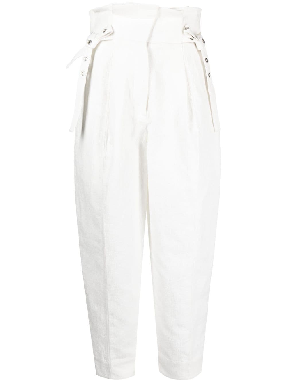 3.1 Phillip Lim Cropped-Hose mit Paperbag-Taille - Weiß von 3.1 Phillip Lim