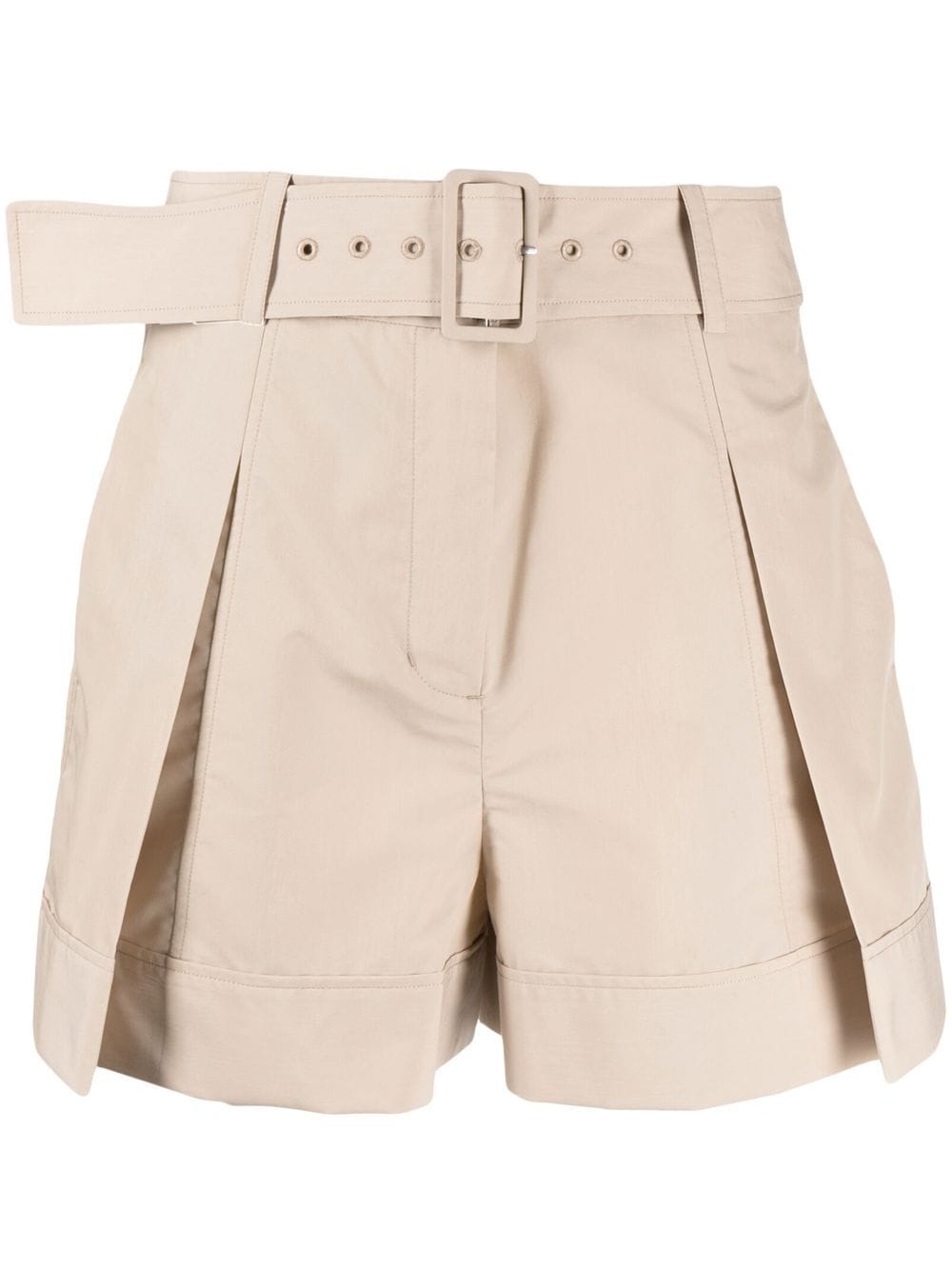 3.1 Phillip Lim Bundfaltenshorts mit Gürtel - Nude von 3.1 Phillip Lim