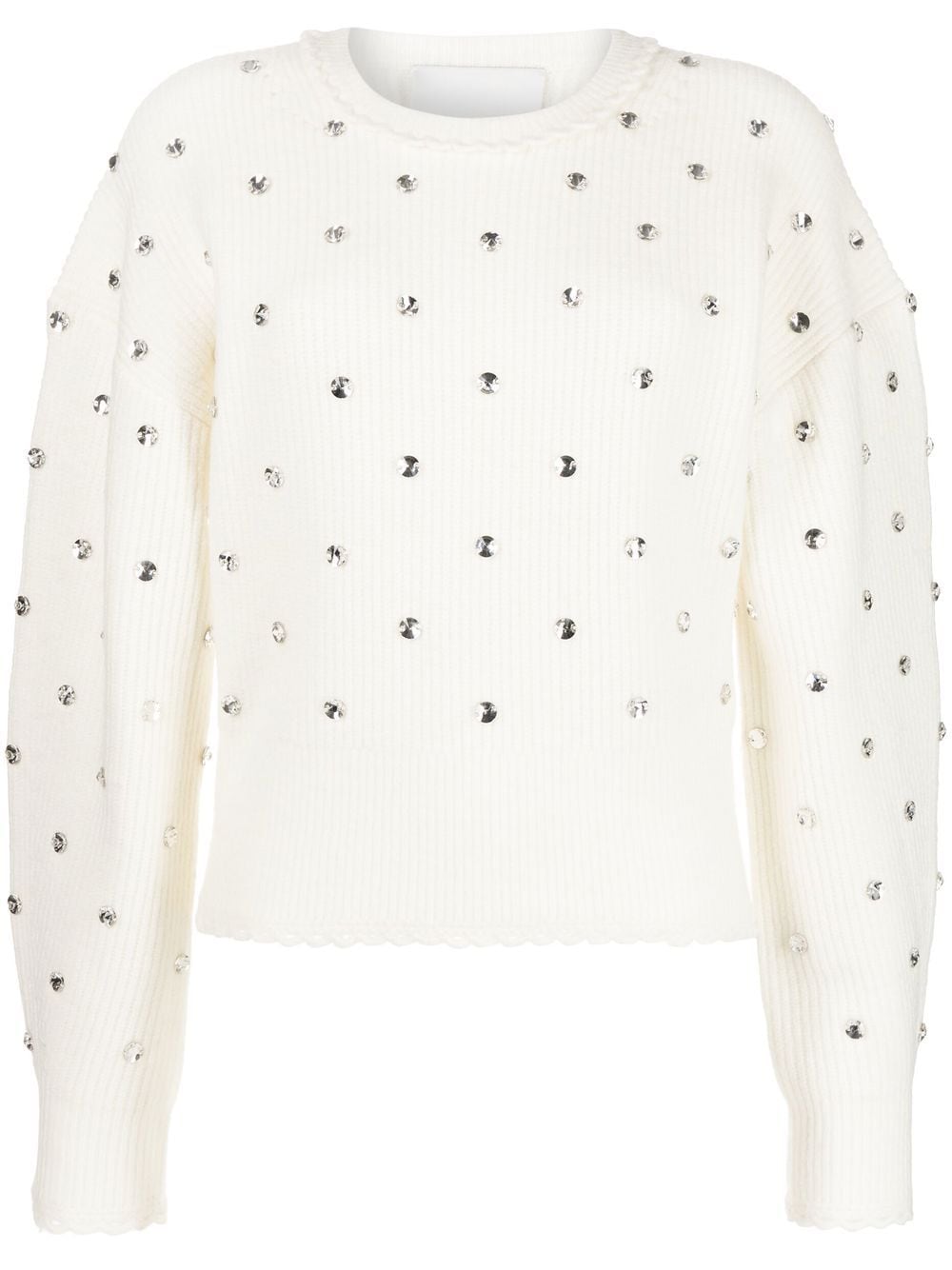 3.1 Phillip Lim Pullover mit Strass - Weiß von 3.1 Phillip Lim