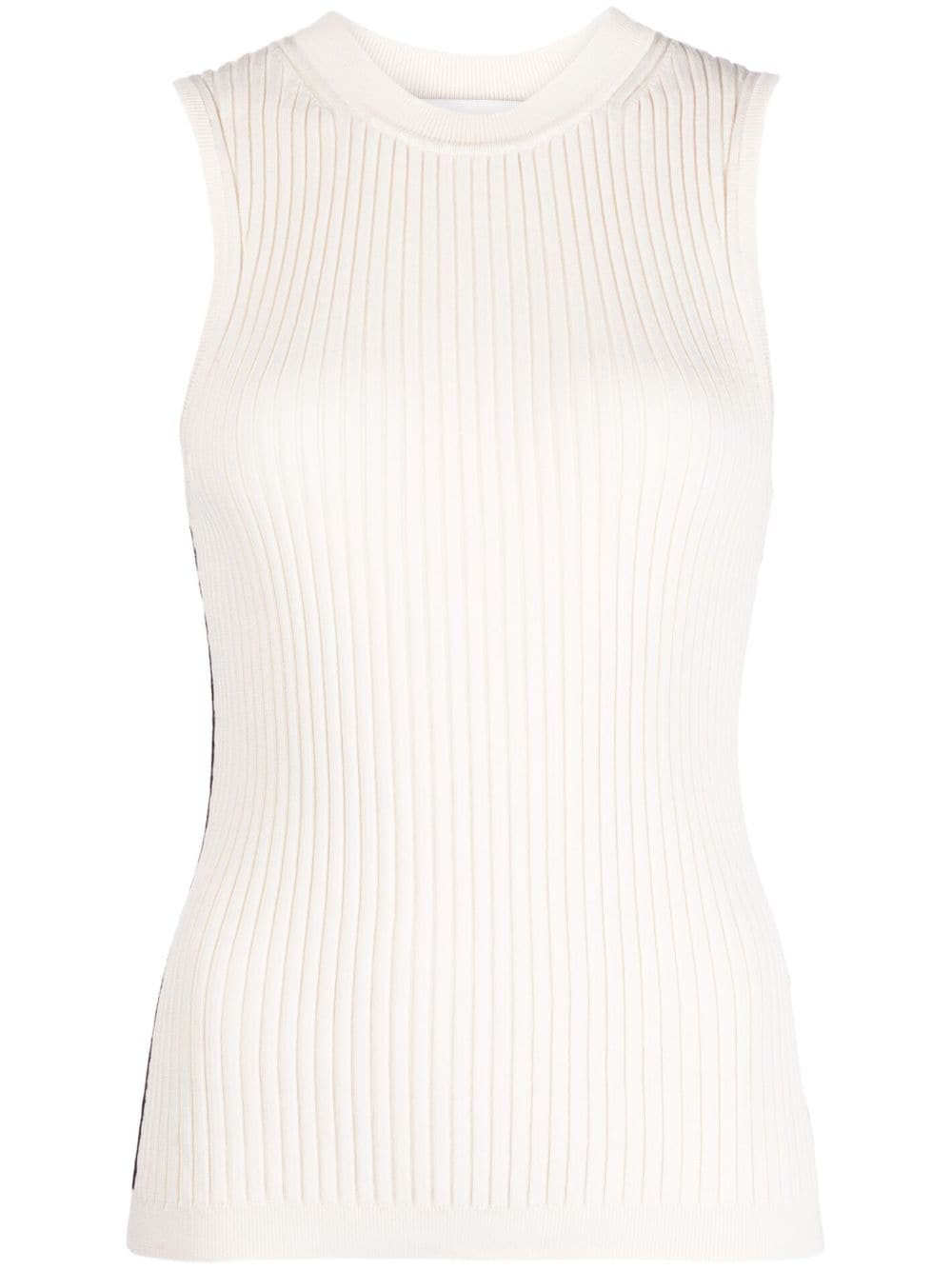 3.1 Phillip Lim Geripptes Stricktop - Weiß von 3.1 Phillip Lim