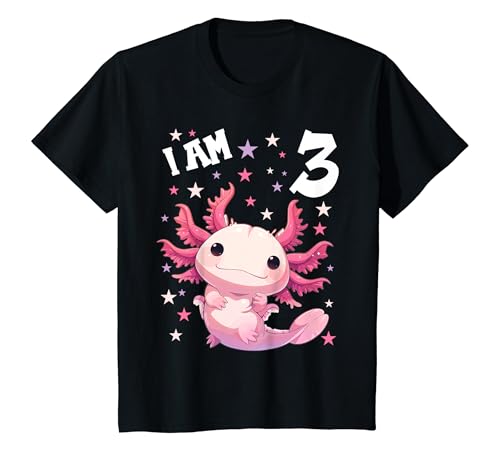 Kinder 3 Jahre alt Axolotl 3. Geburtstag T-Shirt Kinder 3 Jahre alt Axolotl 3. Geburtstag T-Shirt von 3.Geburtstag Axolotl Shop