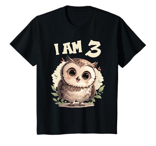 Kinder 3 Jahre alt Eulen Eule 3. Geburtstag T-Shirt Kinder 3 Jahre alt Eulen Eule 3. Geburtstag T-Shirt von 3.Geburtstag Eulen Eule Shop